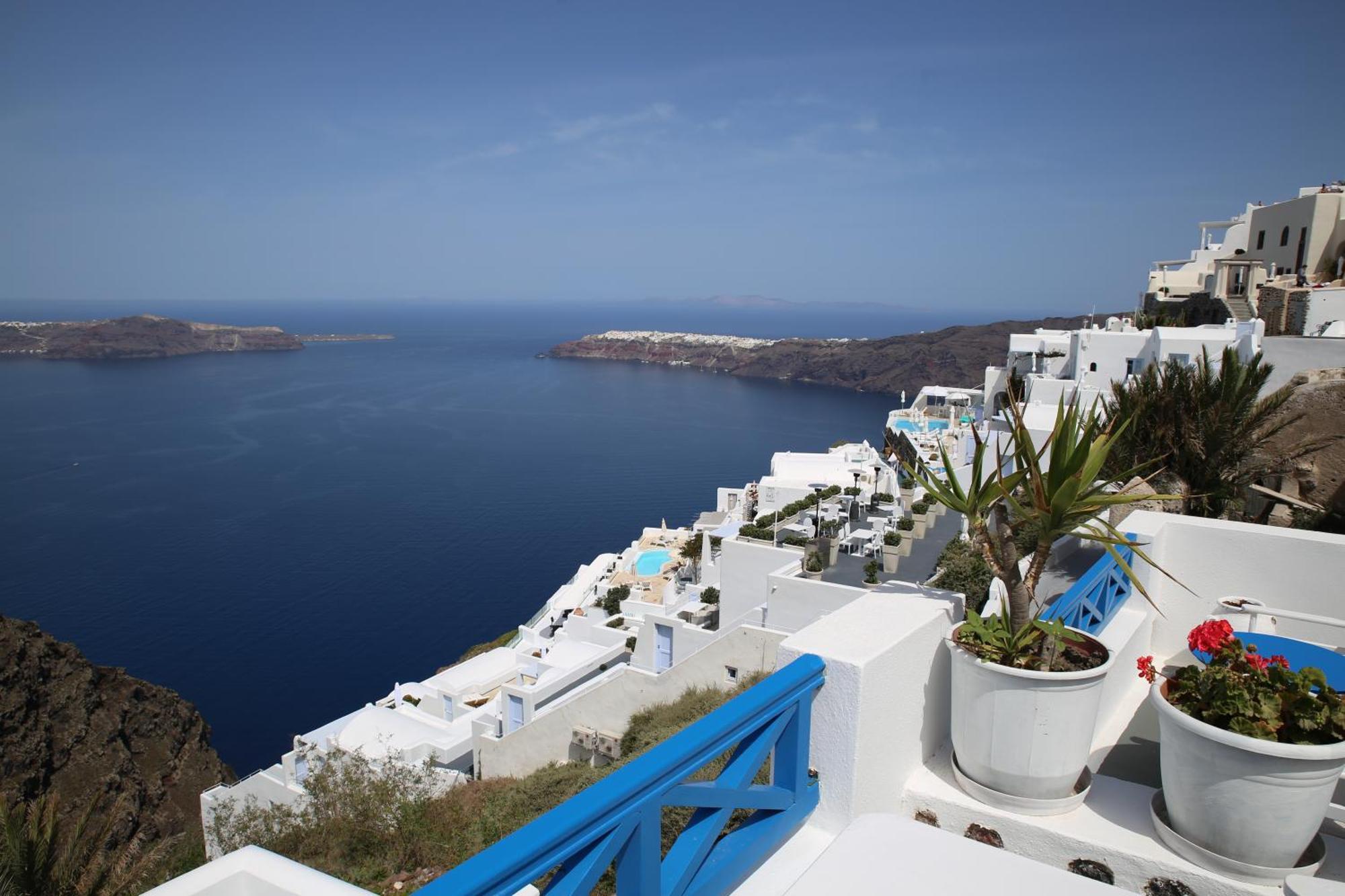 Annio Santorini Apartman Imerovígli Szoba fotó